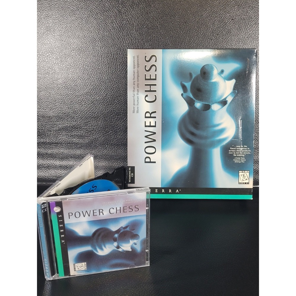 Power Chess, Sierra, PC CD-ROM, XL BIG BOX, 1996,  Klassiker
